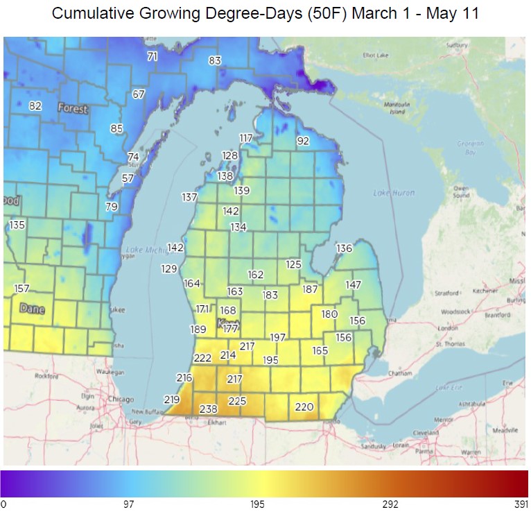 GDD March 1-May 11